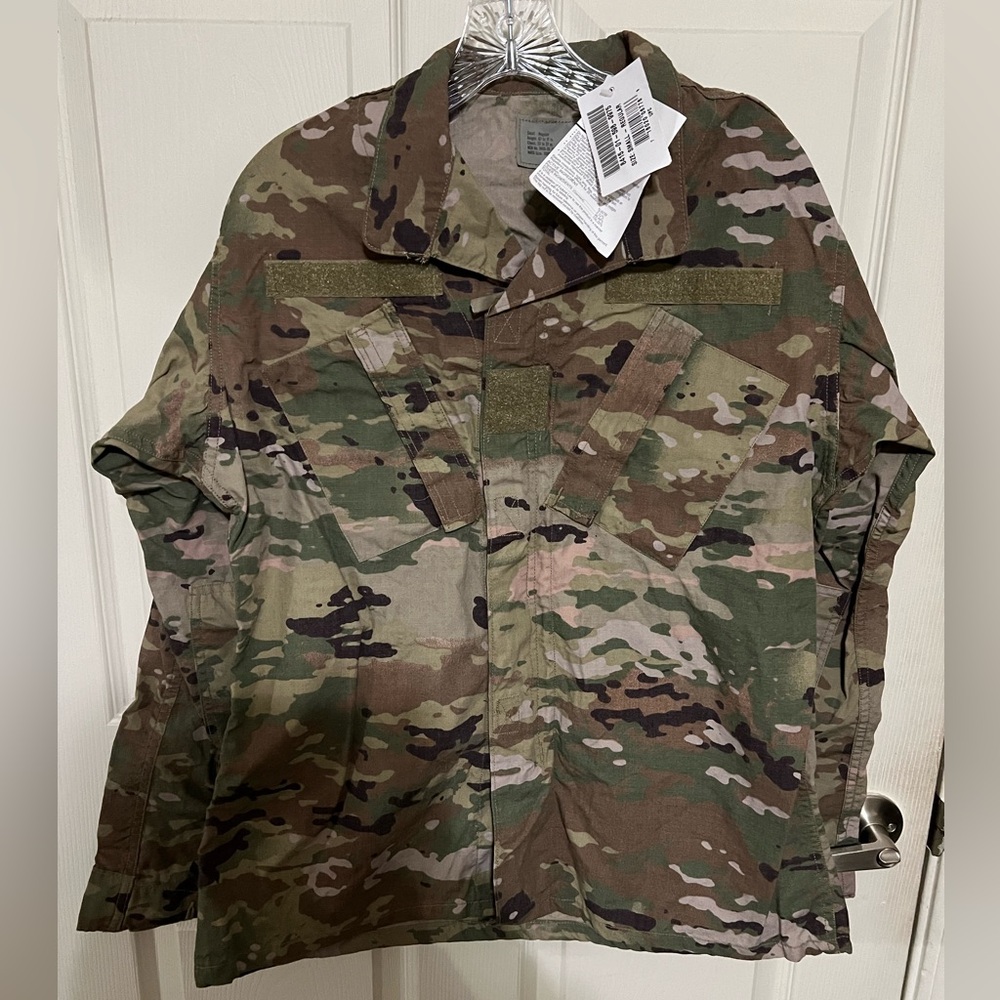 Woodland Camouflage BDU Shirt sz Reg Sm